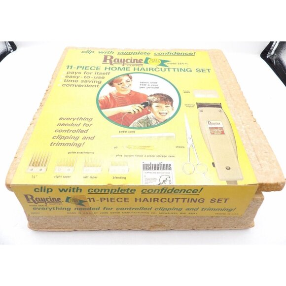 Racine Clipper 11 pc. Home Haircutting Set Model 254-11 - Picture 1 of 4